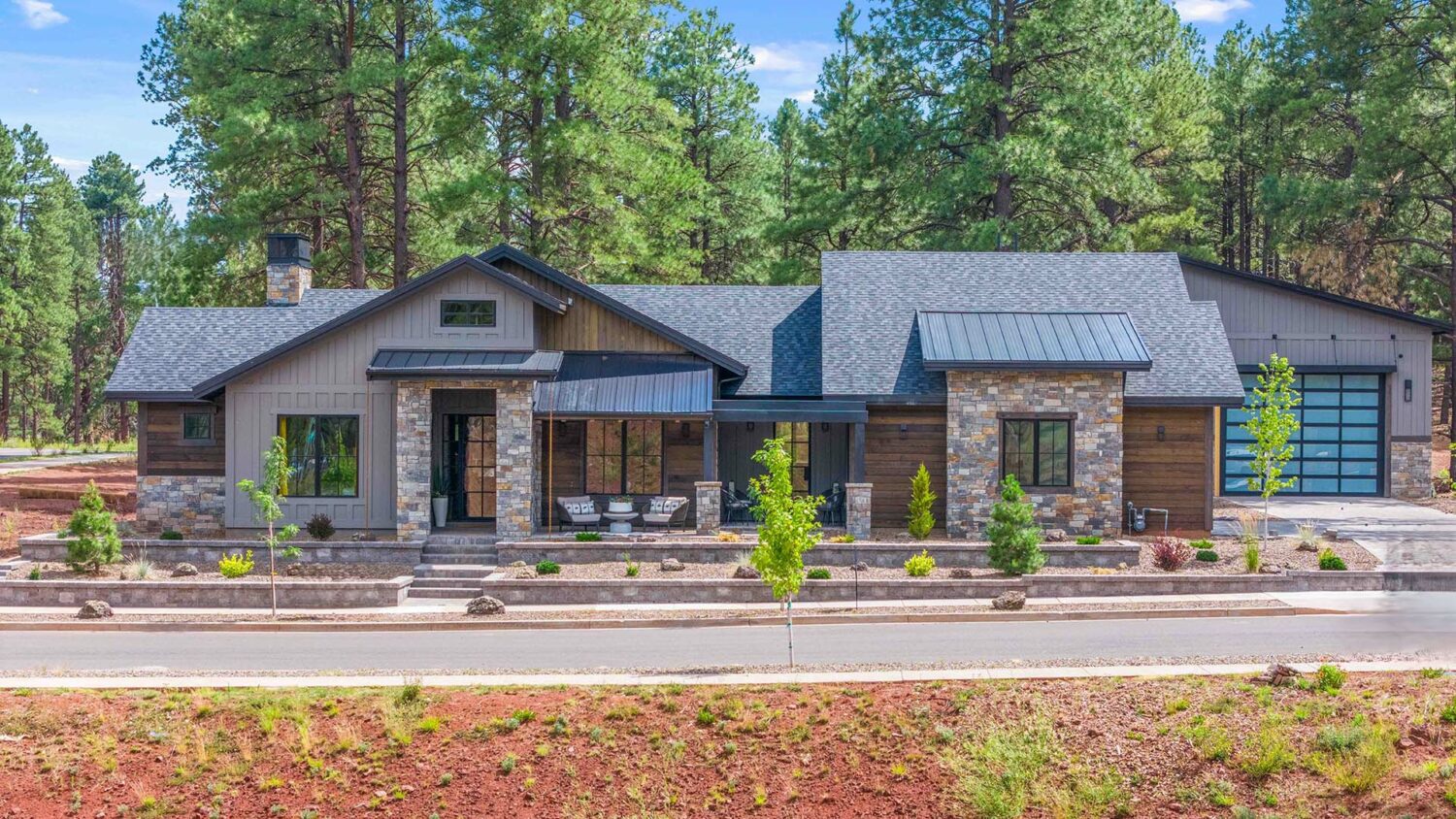 Exterior | Model Home at Woody Mountain Estates in Flagstaff, AZ by Capstone Homes