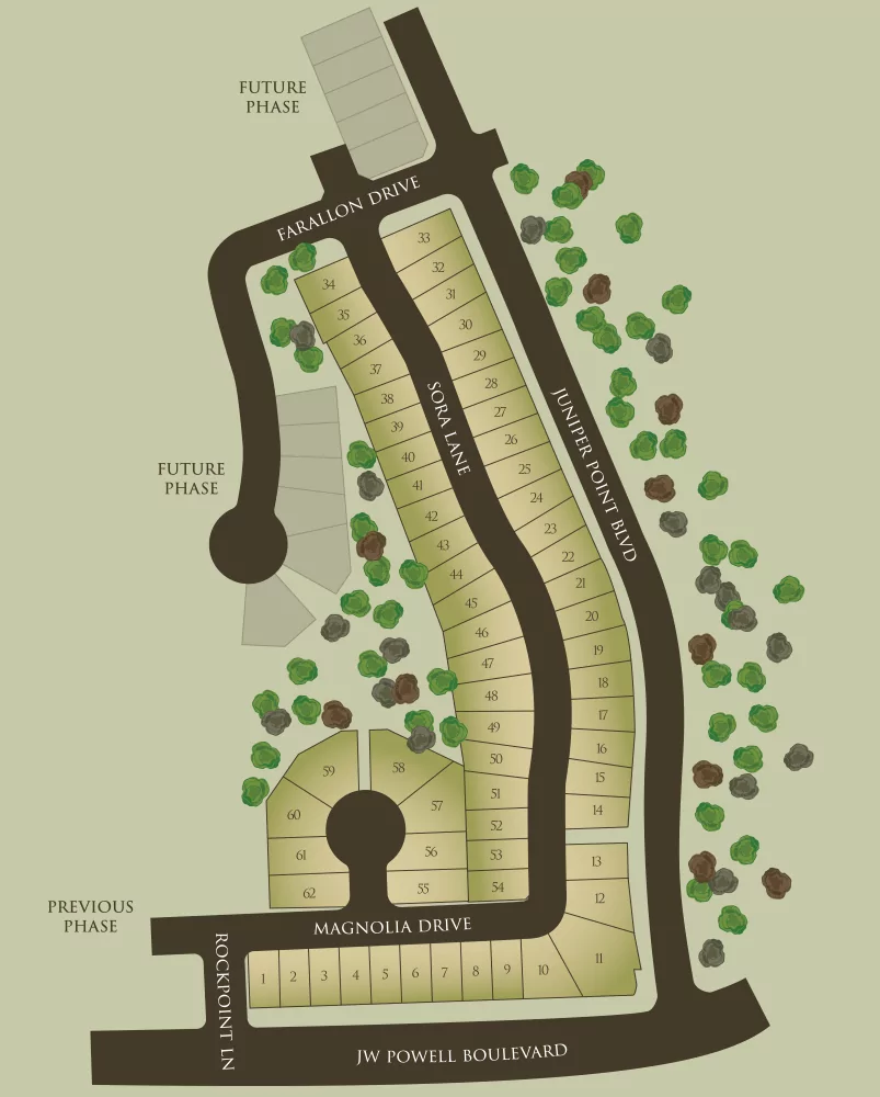 Juniper Point II Site Map