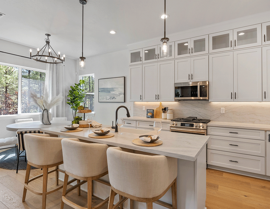 Interior photos of new homes by Capstone Homes